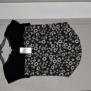 Rewind size M black & floral